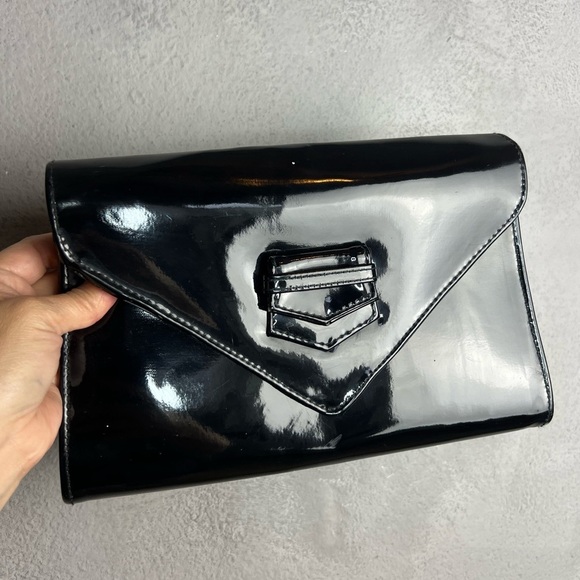 Vintage Patent leather envelope purse - Picture 6 of 12